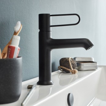 Смеситель JACOB DELAFON ODEON RIVE GAUCHE E21033-BL-BL для биде черный Смеситель JACOB DELAFON ODEON RIVE GAUCHE E21033-BL-BL для биде черный