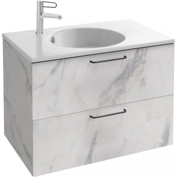 Тумба JACOB DELAFON ODEON RIVE GAUCHE EB2522-R9-NR4 80 см под раковину белый мрамор Тумба JACOB DELAFON ODEON RIVE GAUCHE EB2522-R9-NR4 80 см под раковину белый мрамор
