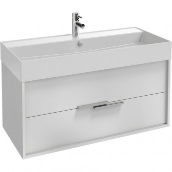 Тумба JACOB DELAFON VIVIENNE EB1508-N18-N18 под раковину, 100 см белый меламин Тумба JACOB DELAFON VIVIENNE EB1508-N18-N18 под раковину, 100 см белый меламин